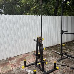 600lb Weight & Bar Stand 