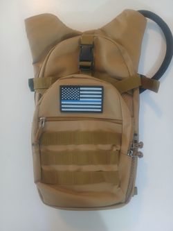 New tactical hydration backpack..