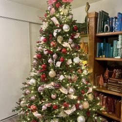 🎄7-9 foot Costco Adjustable Grow & Stow Pre-Lit LED Artificial Christmas Tree