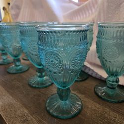 Pioneer Woman Adeline Turquoise Glasses