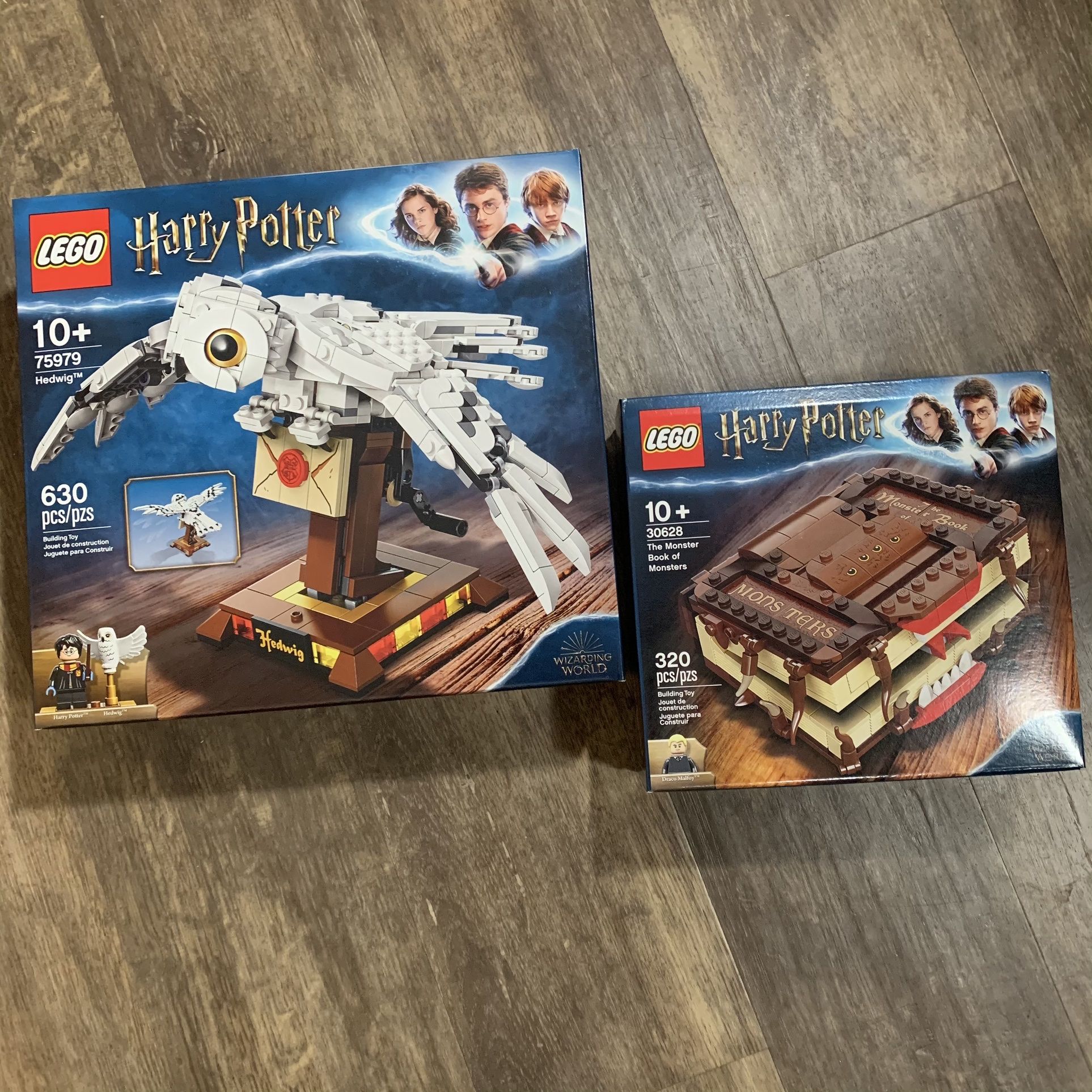 LEGO Harry Potter Hedwig 75979 & The Monster Book Of Monsters 30628 - NEW