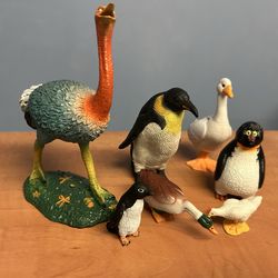 Toy birds lot of 6