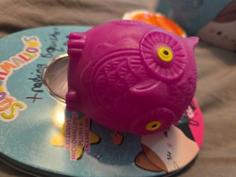 NOT FREE purple owl with orbeez