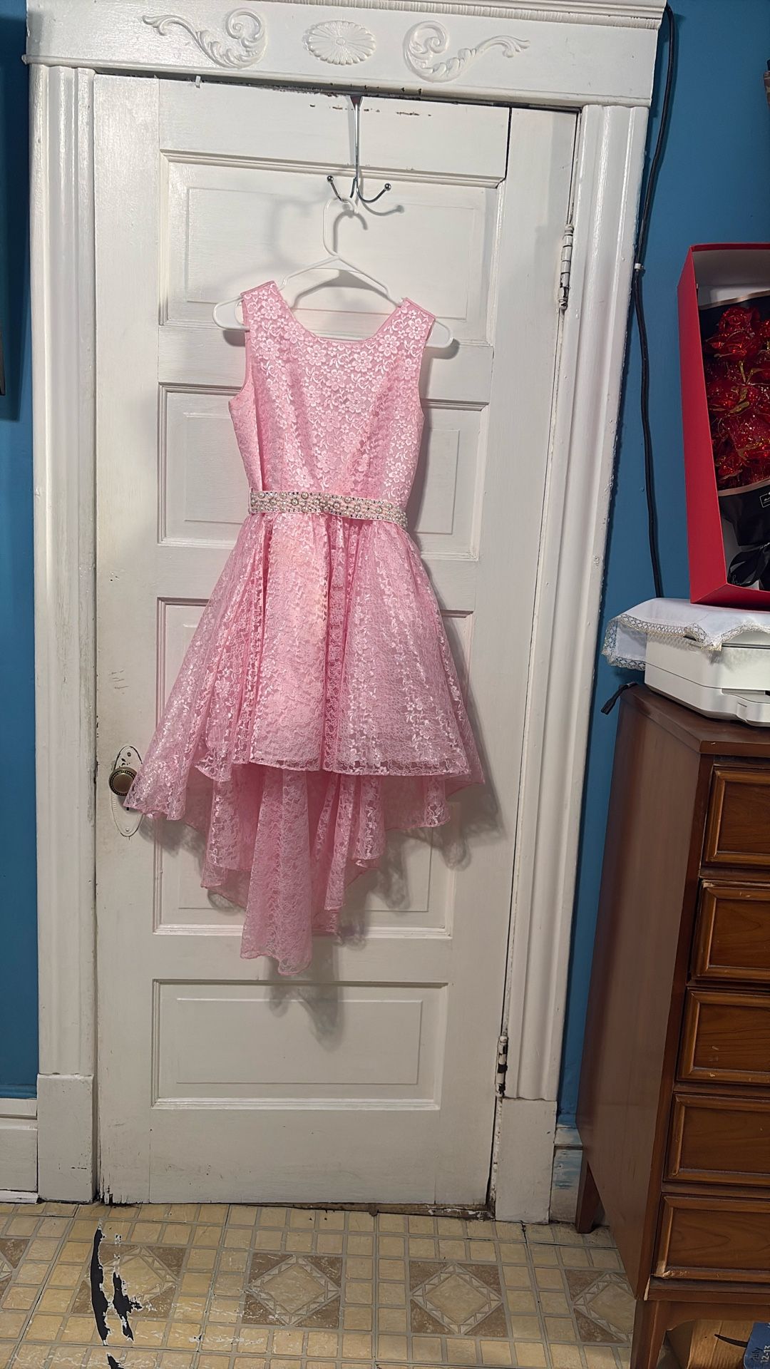 Light Low Pink Dress Size 14 For Kids!