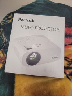 New pericat  video projector  has hdmi and bluetooth