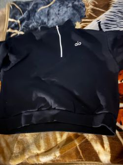 Alo quarter zip small black