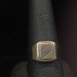 14k Gold Men Ring