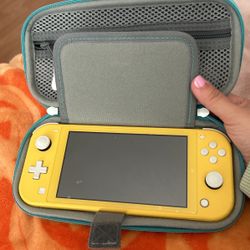 Yellow Nintendo Switch & Case 