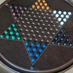 Vintage Chinese Checkers Board