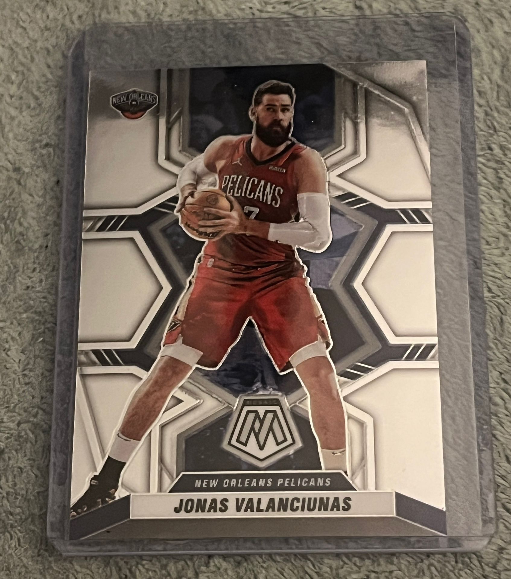 2021-22 Panini Mosaic #43 Jonas Valanciunas New Orleans Pelicans