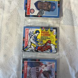 1988 Donruss Baseball Rack Pack w/Ryne Sandberg