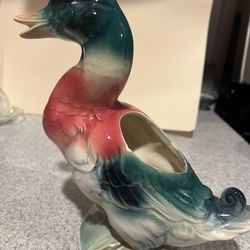 Vintage Duck Planter