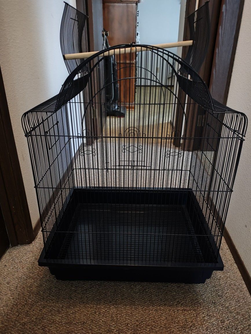 Petco "You And Me Parrot" Cage. Like New. Top Opens. Will Also Include 2 Swings, Rope Perch And Millet Holder.