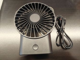 Portable desk fan usb charge
