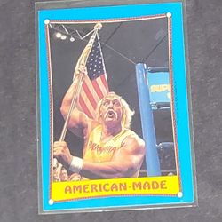 Hulk Hogan American Made 1987 TOPPS Wrestling Trading Card #35