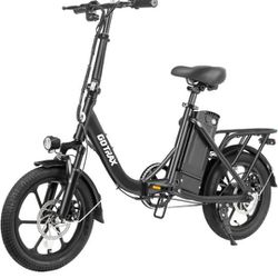 Brand New In Box-Gotrax NEPHELE 16" Electric Bike, Max 25Miles Range(Pedal-Assist) & Speed 15.5Mph Power by 350W Motor, Folding E-Bike with Removable 