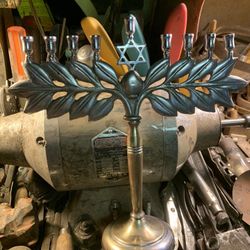 Heavy Brass Menorah