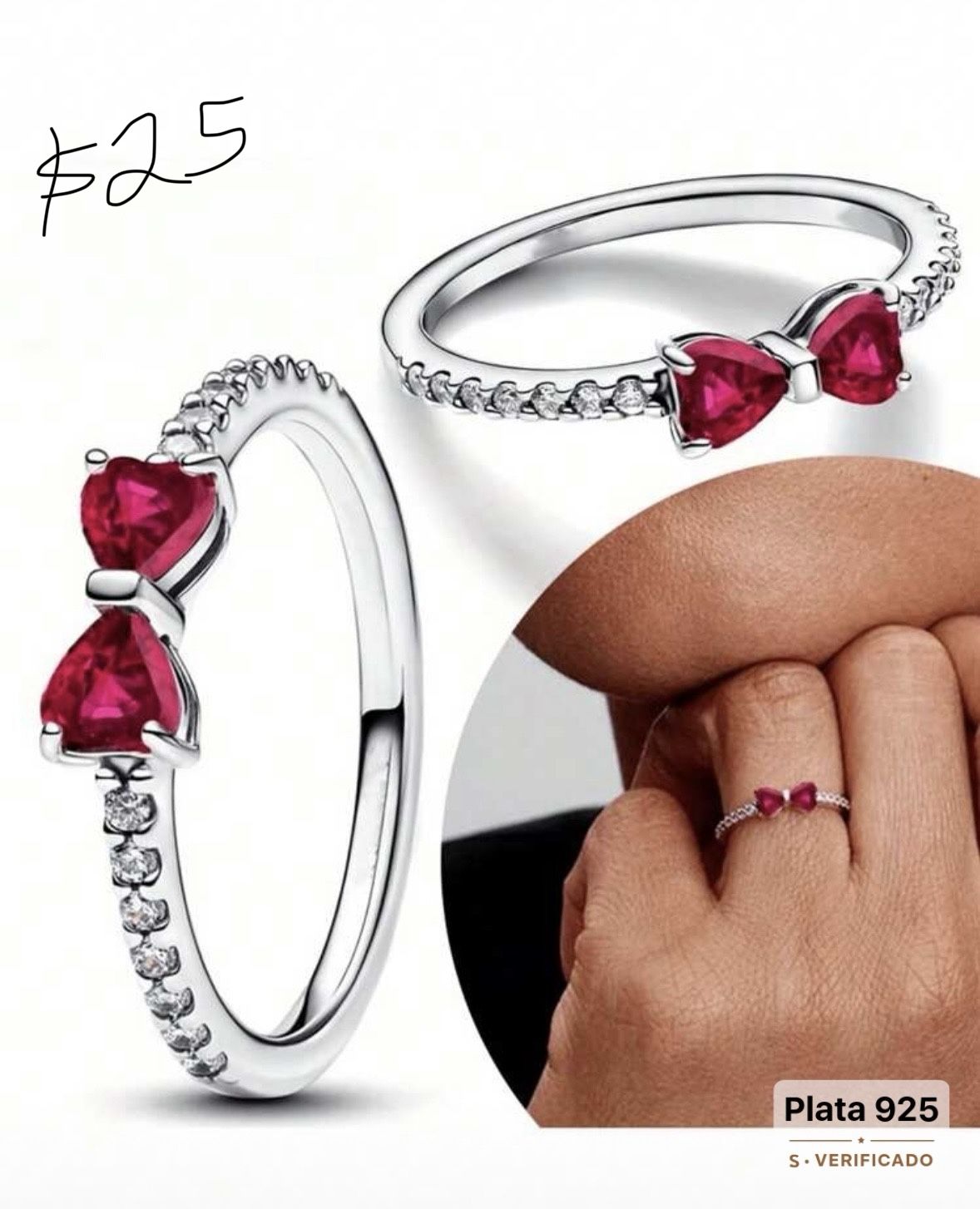 New Sterling Silver Ring Size #8