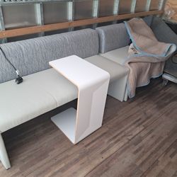 Three Seater Soft Seating Like New Comes With The End Table As Well