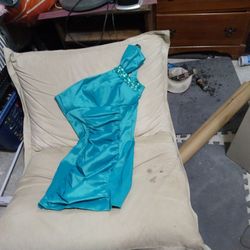Teeze Me Teal Prom Dress
