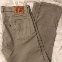 Levi's Men's 513 Slim Straight Fit Jean, True Chino - Bull Denim, 34 x 30