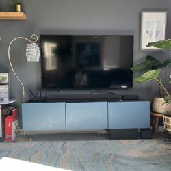 Blue TV Stand 