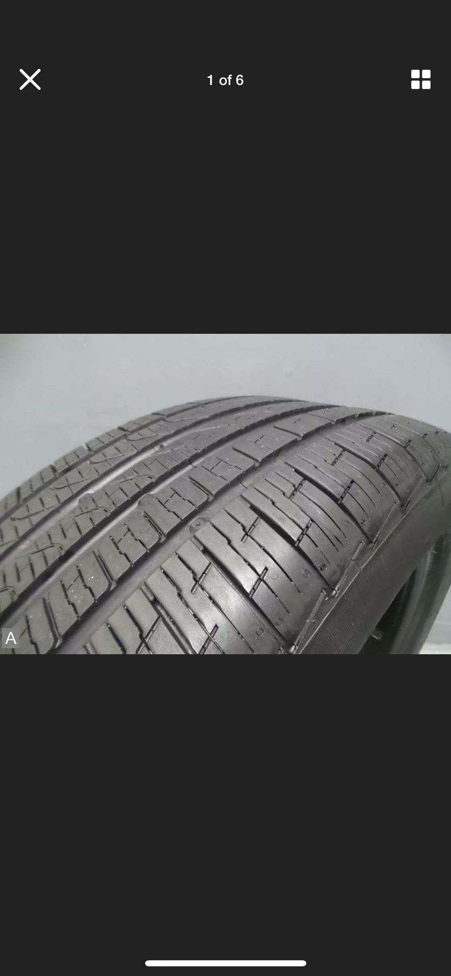 245 50 19 Pirelli Cinturator P7 A\S Run Flat with 80% Tread 7/32 105H #8039