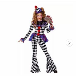 Kids Creepy Clown Costume