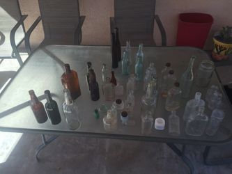 Antique Glass Bottles