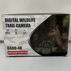 WOSPORTS Trail Camera,48MP 4K 0.2S Trigger Motion Activated