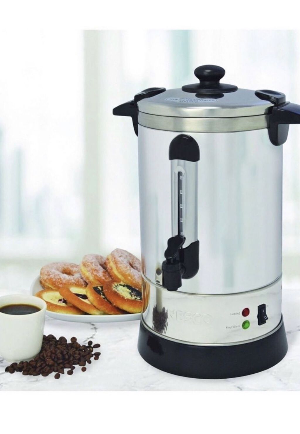 New.Professional Coffee Urn, 30 Cups,