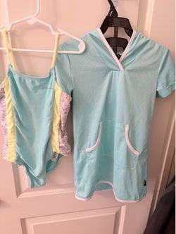 Girls bathing suit with cover