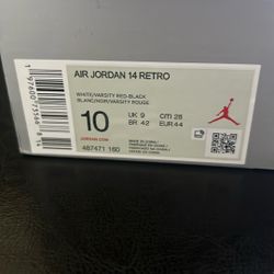 Jordan 14 (black Toes)