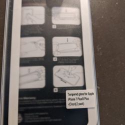 Tempered Glass iPhone 7 /7+,  8 / 8+ Cover Two Pack