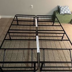 Bed frame, full size, foldable