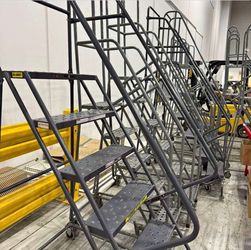 Warehouse industrial ladders