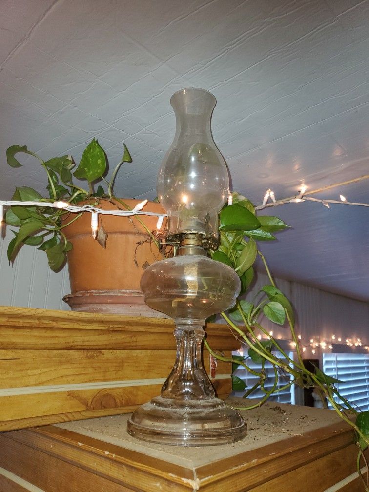 Old Oil Lamp, Still Has Wick