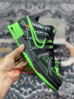 Off-White x Air Rubber Dunk 'Green Strike'