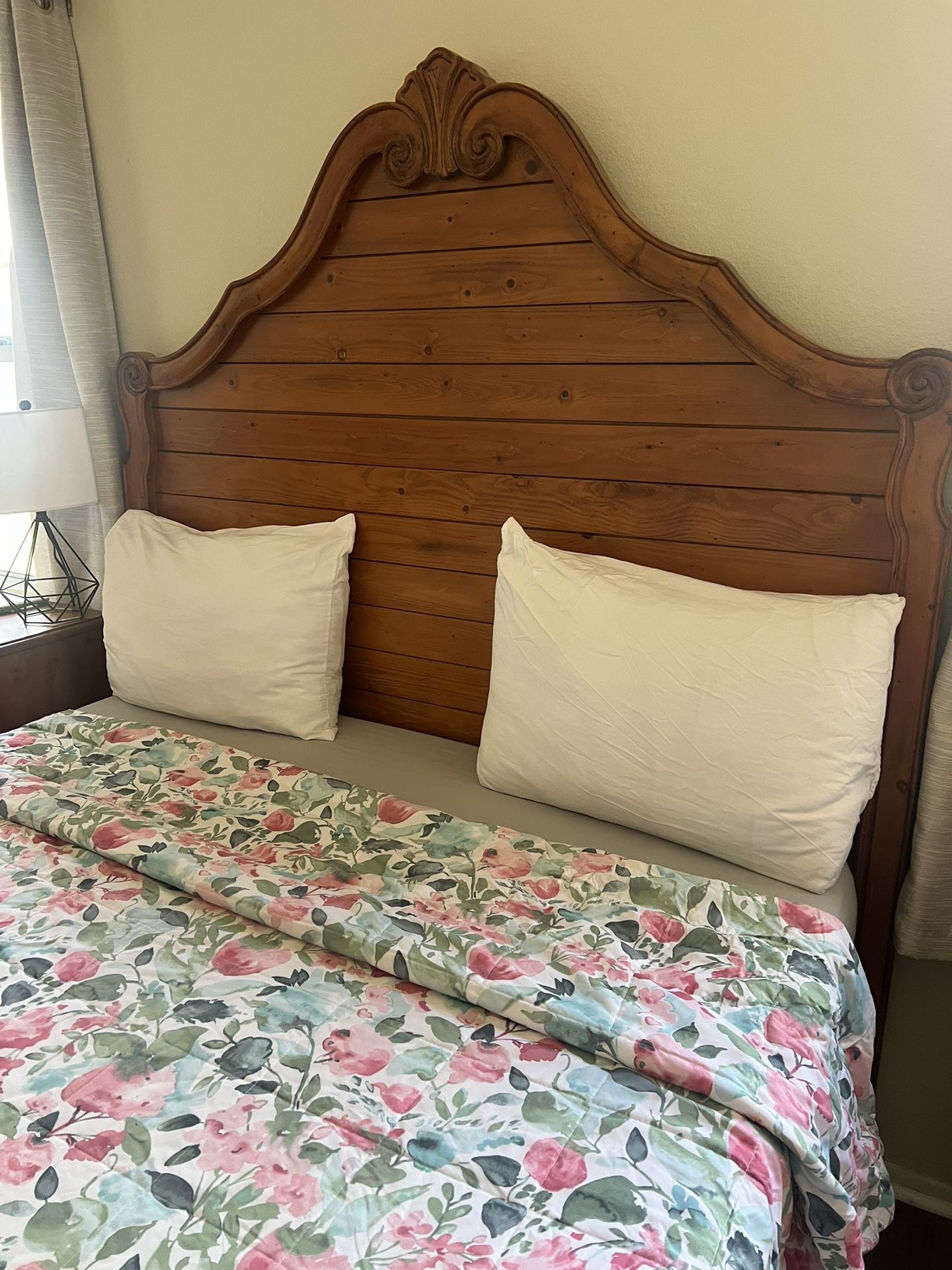 Wooden Bed Set