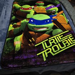 Ninja Turtle Plush Blanket