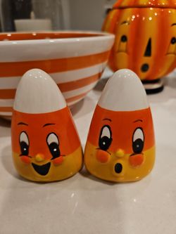 Candy Corn Salt and Pepper Shakers