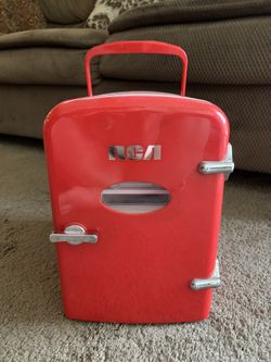RCA Mini Compact Refrigerator - Red