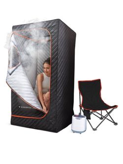 Sharper Image Portable Zip-Up Steamer Sauna Spa - Like New in Box!
