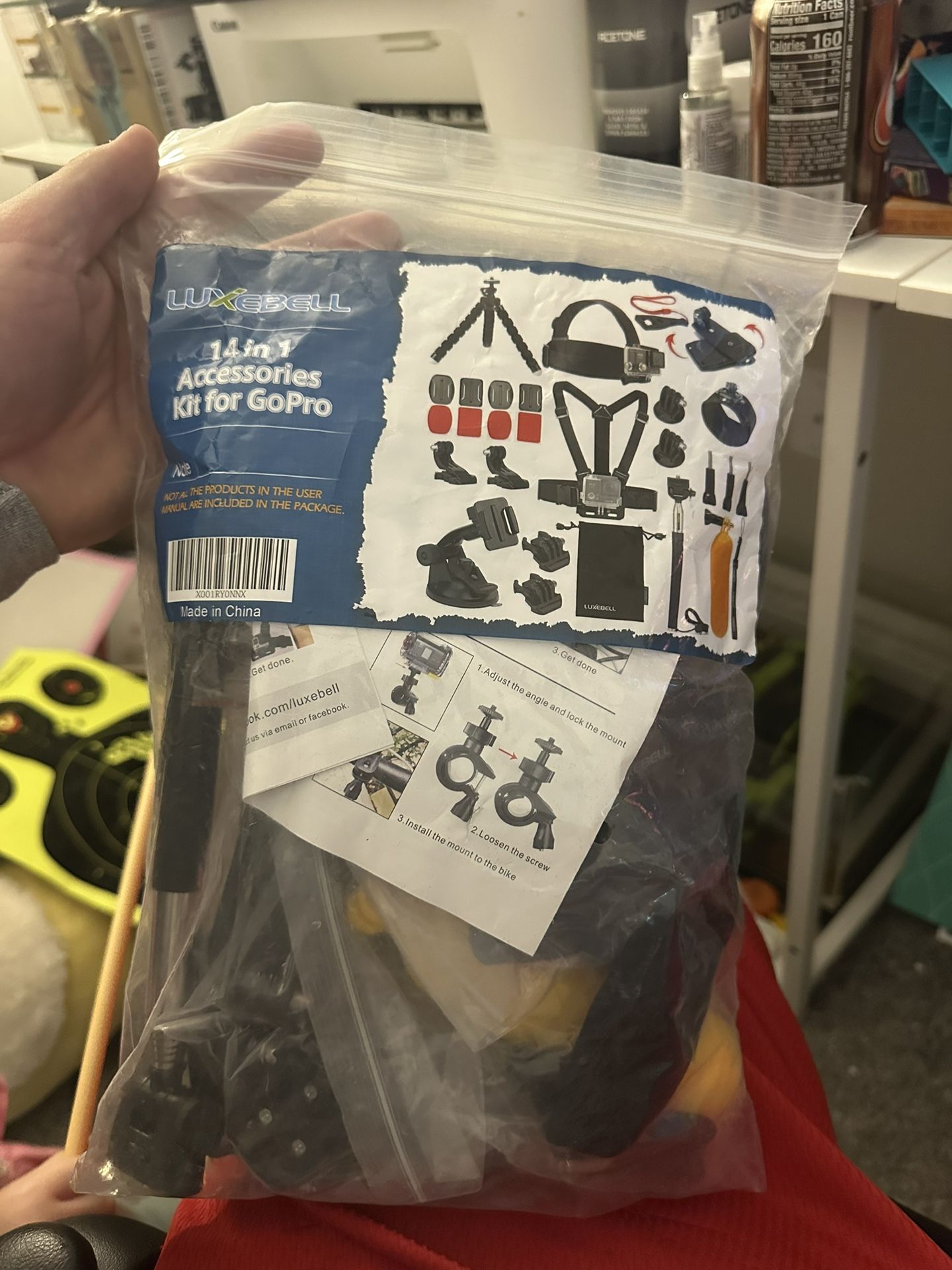 Luxebell 14 In 1 GoPro Accessories