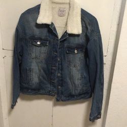 Denim Lined Jacket Large