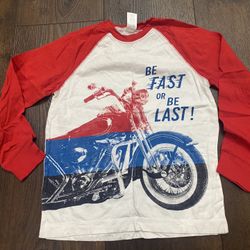 Boys Long Sleeve Shirt Si.e 7/8 By Gymboree Be Fast #7