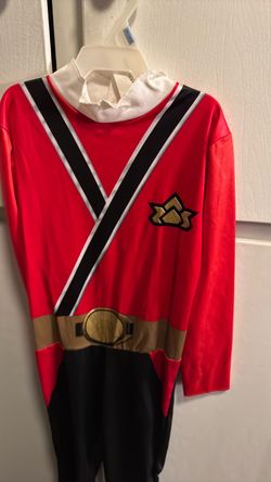 Red Power Rangers Kids Costume Jumpsuit