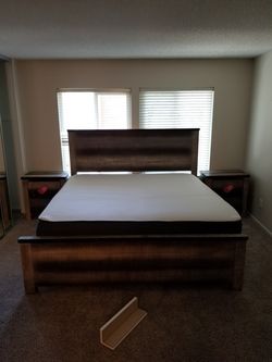 Bedroom suit mattress included