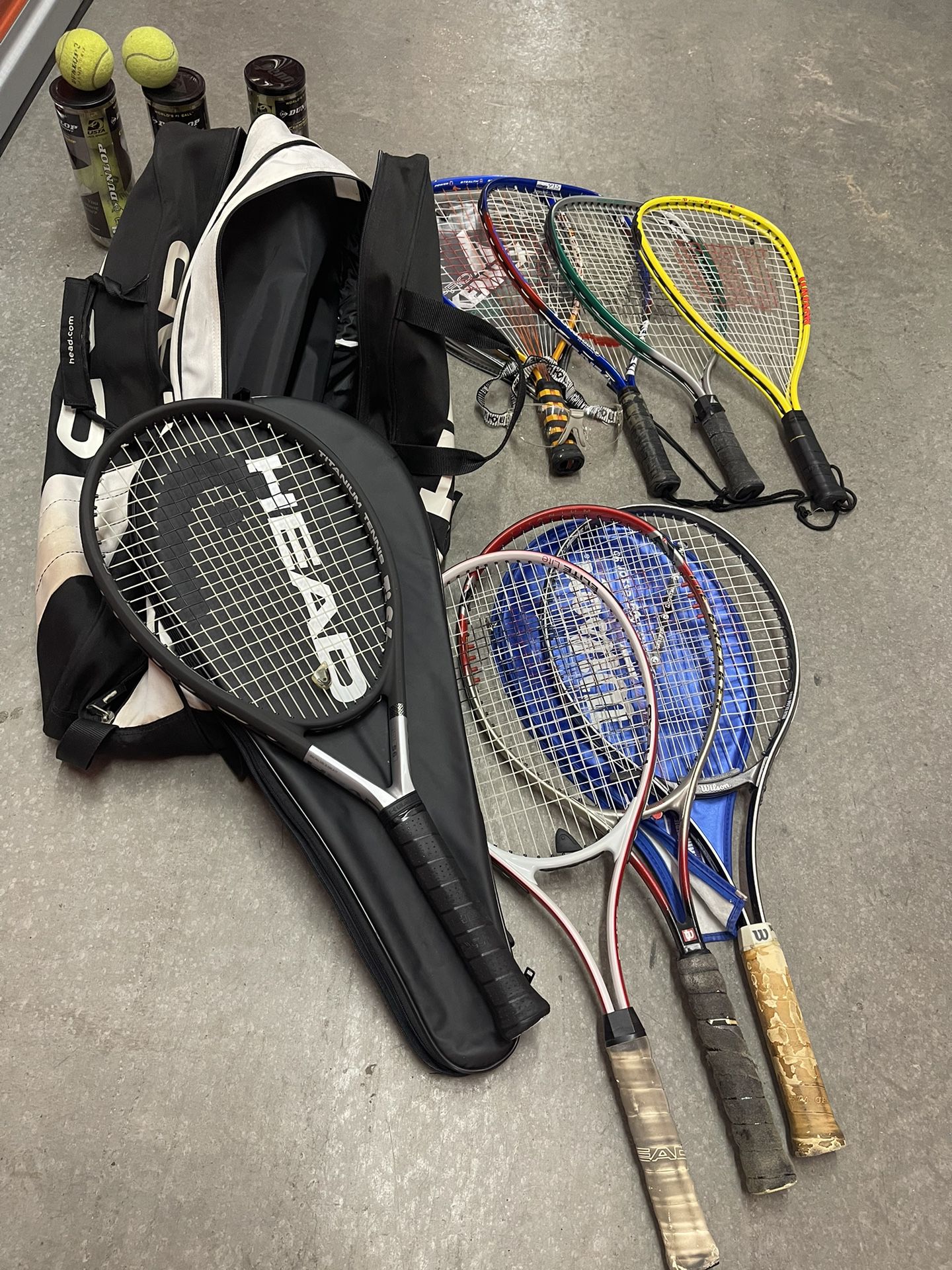 Tennis And Basketball Rackets