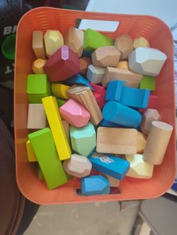 Building Blocks And Rocks ( All Wood)
